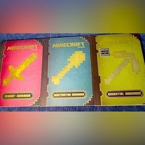 Minecraft Handbook Book Bundle of 3 (Paperback)